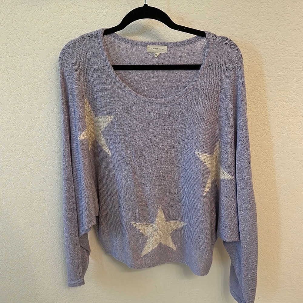 Purple Star Sweater